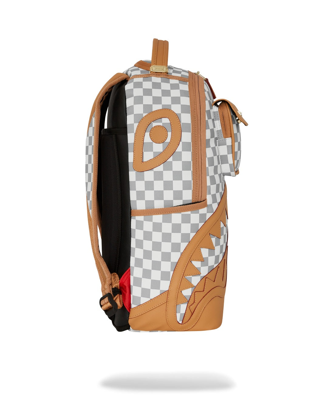 #CREAM  SPPAYGROUND×CREAM Fire Backpack SPRAYGROUND Backpack CREAM Fire Black Red Laptop Tablet Book
