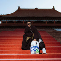 SHARK CENTRAL STENCILS WHITE DLXSV BACKPACK