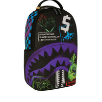 SHARK CENTRAL STENCILS- BLACK DLXSV BACKPACK