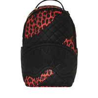 RED LEOPARD PUFFER DLX BACKPACK