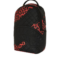 RED LEOPARD PUFFER DLX BACKPACK