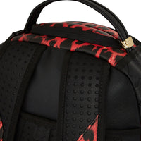 RED LEOPARD PUFFER DLX BACKPACK