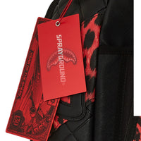 RED LEOPARD PUFFER DLX BACKPACK