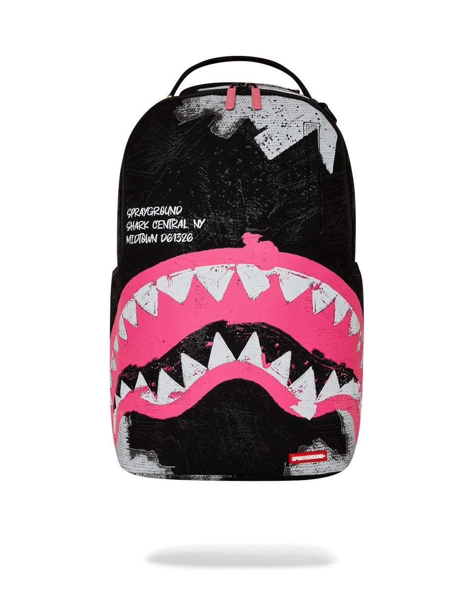 【Sprayground】Shark Central Sorbet Hand Paintedバックパック Sprayground SHARK CENTRAL SORBET HAND PAINTED DLX-COTTON
