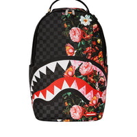 SPLIT PINK FLORAL CHECK DLXSV BACKPACK