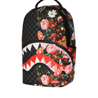 SPLIT PINK FLORAL CHECK DLXSV BACKPACK