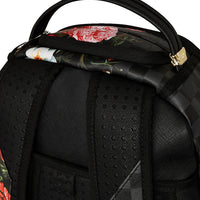 SPLIT PINK FLORAL CHECK DLXSV BACKPACK