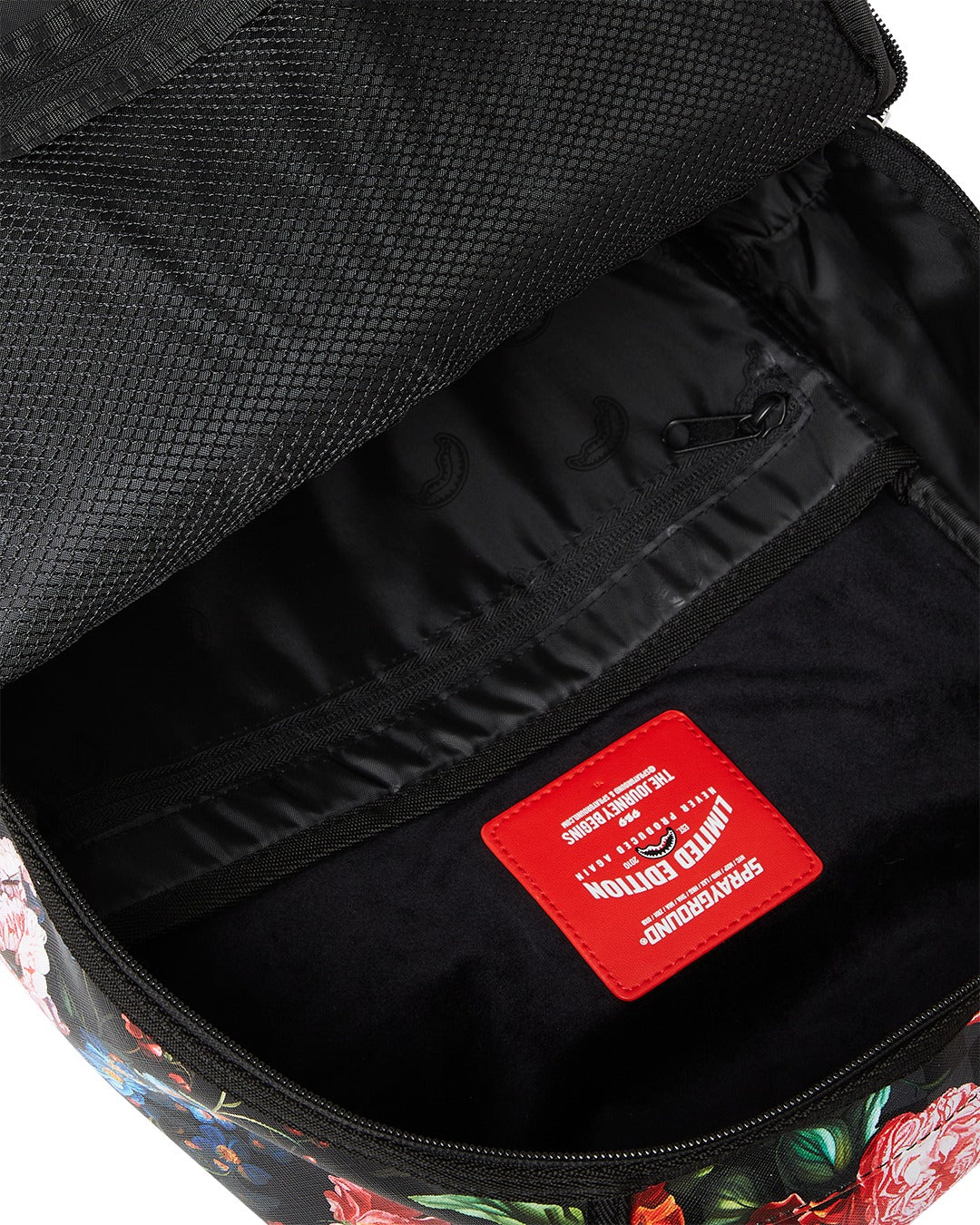 SPLIT PINK FLORAL CHECK DLXSV BACKPACK