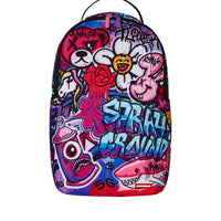 GIRLY GRAFFITI PRINT DLXR BACKPACK