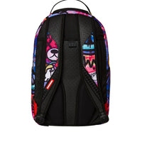 GIRLY GRAFFITI PRINT DLXR BACKPACK