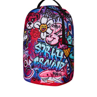 GIRLY GRAFFITI PRINT DLXR BACKPACK