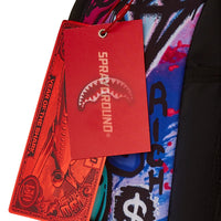 GIRLY GRAFFITI PRINT DLXR BACKPACK