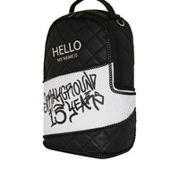 HELLO MY NAME IS 15 YEARS QUILTED BACKPACK