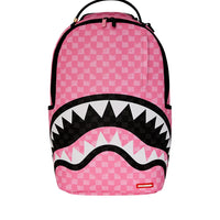 PINK AND BLACK DRIP CHECK DLXSV BACKPACK