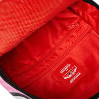 PINK AND BLACK DRIP CHECK DLXSV BACKPACK