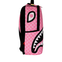 PINK AND BLACK DRIP CHECK DLXSV BACKPACK