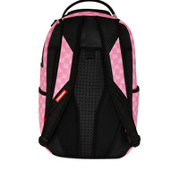 PINK AND BLACK DRIP CHECK DLXSV BACKPACK