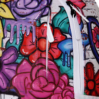 DRIPPY GRAFFITI FLORAL DLXR BACKPACK