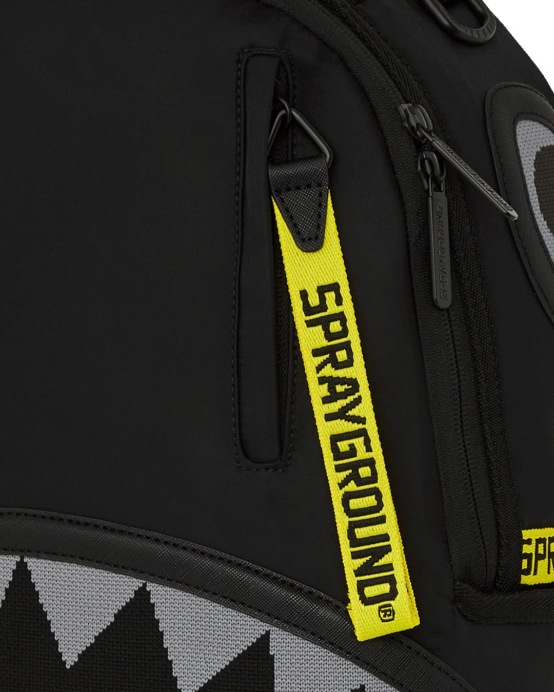 SHARK CENTRAL YELLOW TAPE DLX SATIN BACKPACK