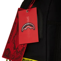 SHARK CENTRAL YELLOW TAPE DLX SATIN BACKPACK