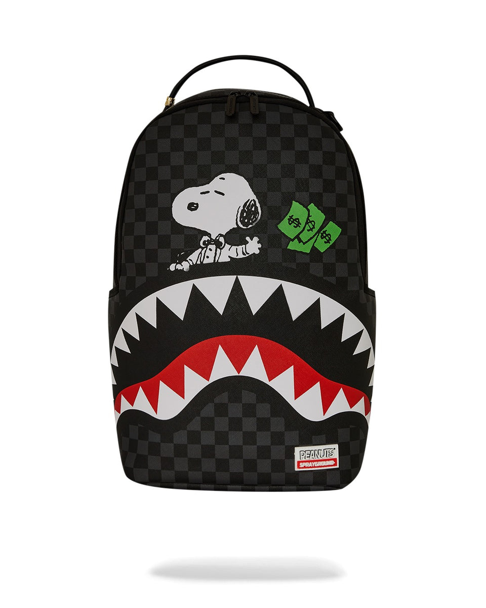 Sprayground SNOOPY TOP SHARK MONEY DLXSV BACKPACK