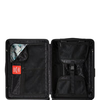 HALF SPRITZ BLACK/GREY CHECK CARRY-ON LUGGAGE