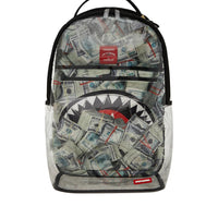 MONEY PILE DLXS CLEAR BACKPACK