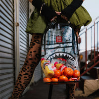 MONEY PILE DLXS CLEAR BACKPACK