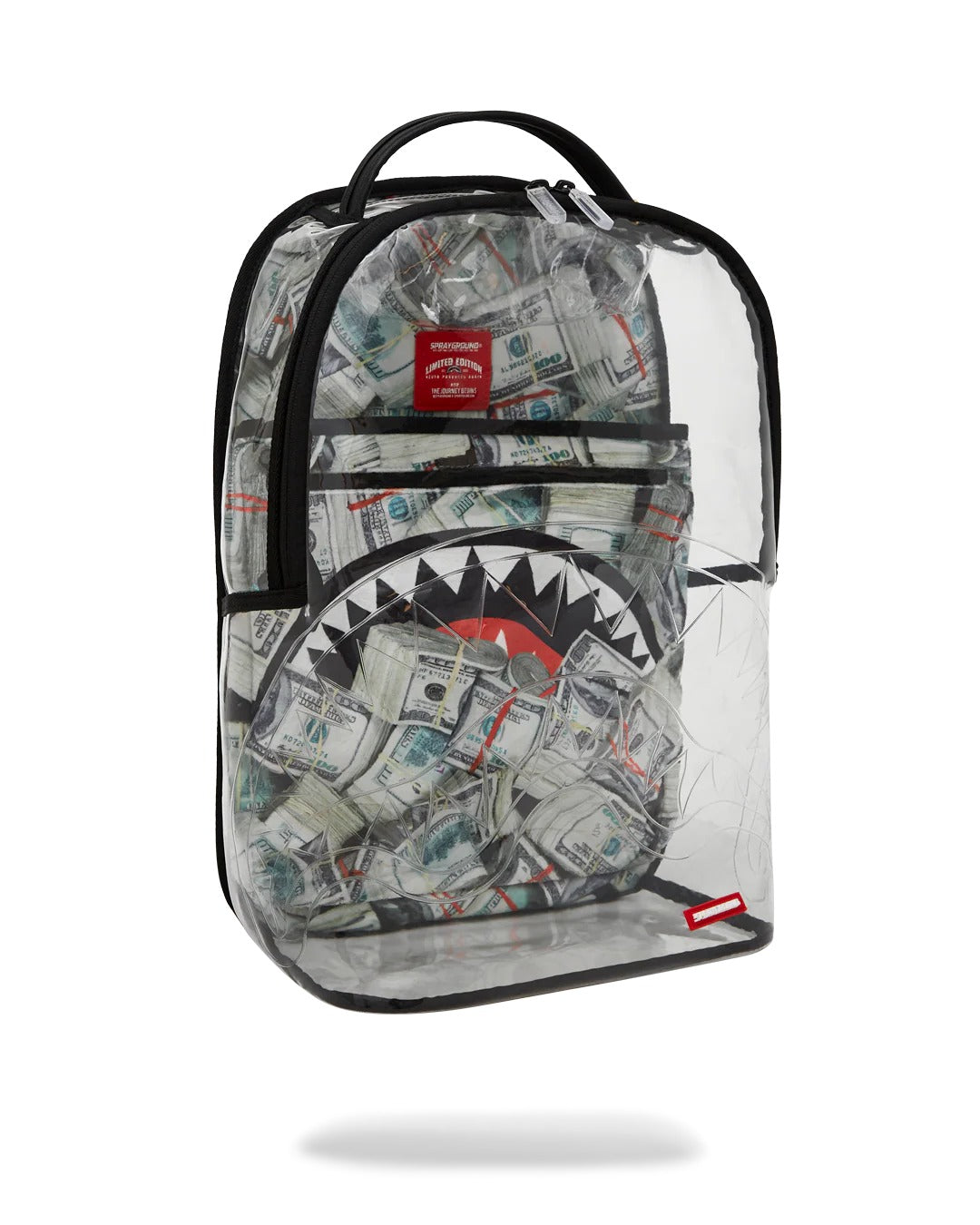 MONEY PILE DLXS CLEAR BACKPACK