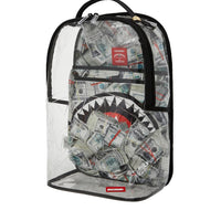 MONEY PILE DLXS CLEAR BACKPACK