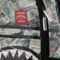 MONEY PILE DLXS CLEAR BACKPACK