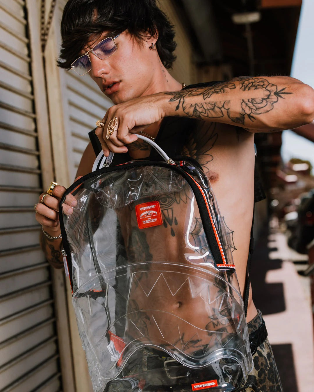 VSM PIPING DLX CLEAR BACKPACK