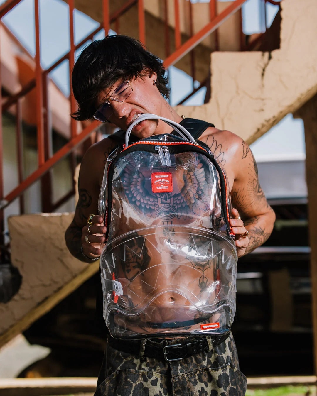 VSM PIPING DLX CLEAR BACKPACK