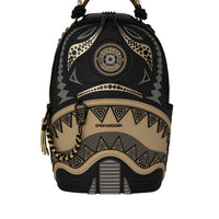 AI WONDERLAND GOLD AND BLACK BACKPACK
