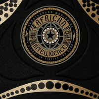 AI WONDERLAND GOLD AND BLACK BACKPACK
