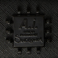 AI WONDERLAND GOLD AND BLACK BACKPACK