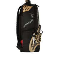 AI WONDERLAND GOLD AND BLACK BACKPACK
