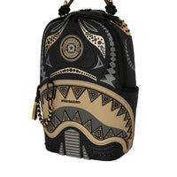 AI WONDERLAND GOLD AND BLACK BACKPACK
