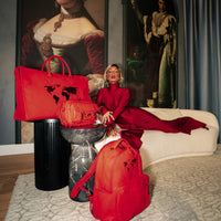 JAMES GLOBAL RED CROSSBODY