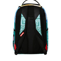 TIMMY SITTING ON MONEY CHAIR BACKPACK