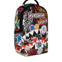 PACMAN STICKERS DLXSV BACKPACK