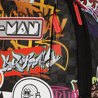PACMAN STICKERS DLXSV BACKPACK