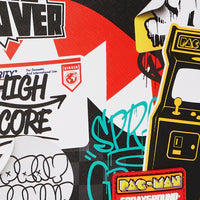 PACMAN STICKERS DLXSV BACKPACK