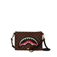 SAWTOOTH SHARKS IN PARIS CROSSOVER CLUTCH