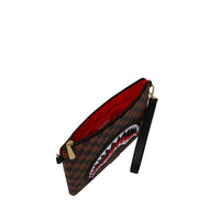 SAWTOOTH SHARKS IN PARIS CROSSOVER CLUTCH