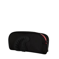 PRINTED ZIPPER SHARK POUCH