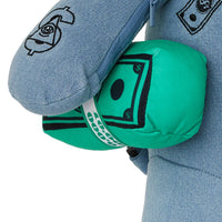 DENIM SHARK MONEYBEAR TEDDY BEAR