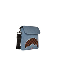 DENIM SHARK MESSENGER SLING