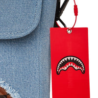 DENIM SHARK MESSENGER SLING