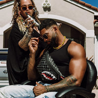 DRIPPING SHARKS IN PARIS SAVVY CROSSBODY